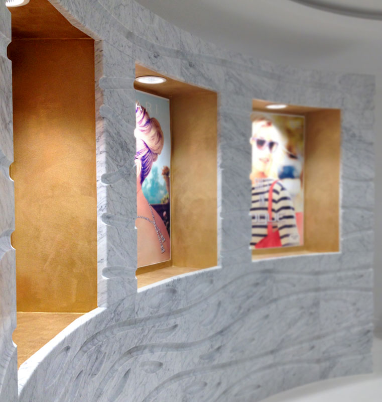 L’arredo creativo dell’Ottica Macciomei